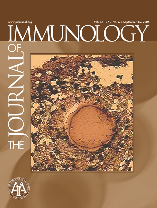 The Journal of Immunology Cover Image for Volume 177, Issue 6