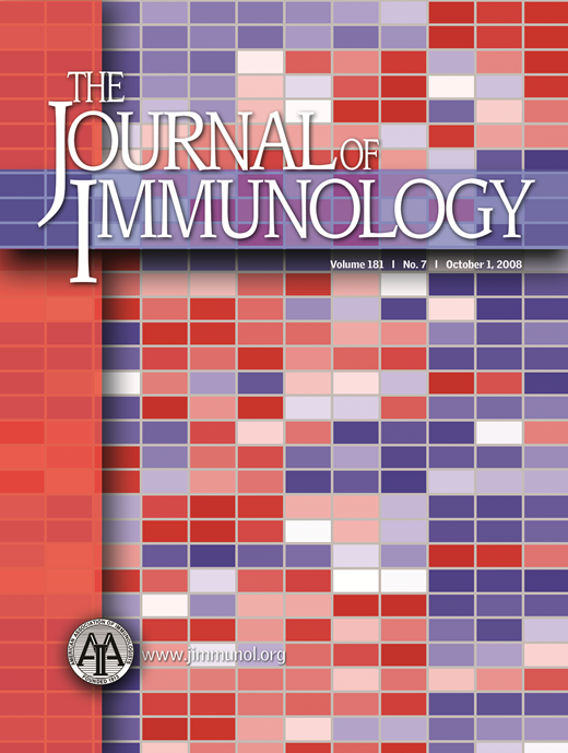 The Journal of Immunology Cover Image for Volume 181, Issue 7